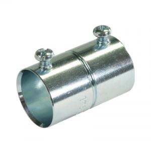 China Zinc Electro Plated Rigid Electrical Conduit Fittings 1 2 EMT Coupling Rainproof on sale