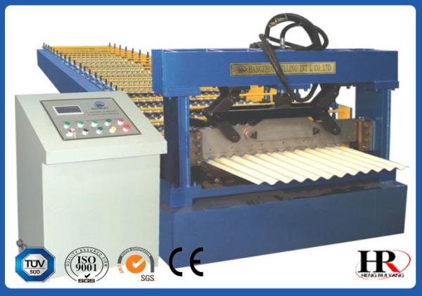Quality Manual Decoiler Cold Roll Forming Machine , Corrugated Sheet Roll Forming Machine for sale