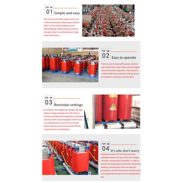 1/2/3mva 3 Phase Dry Type Cast Resin Transformer Three Phase Two Winding Transformer