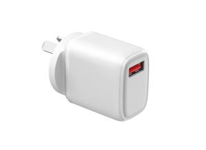China 3.0 Adapter 18W Quick Charging Blocks USB Wall Plug For IPhone 15/14/13/12 wholesale