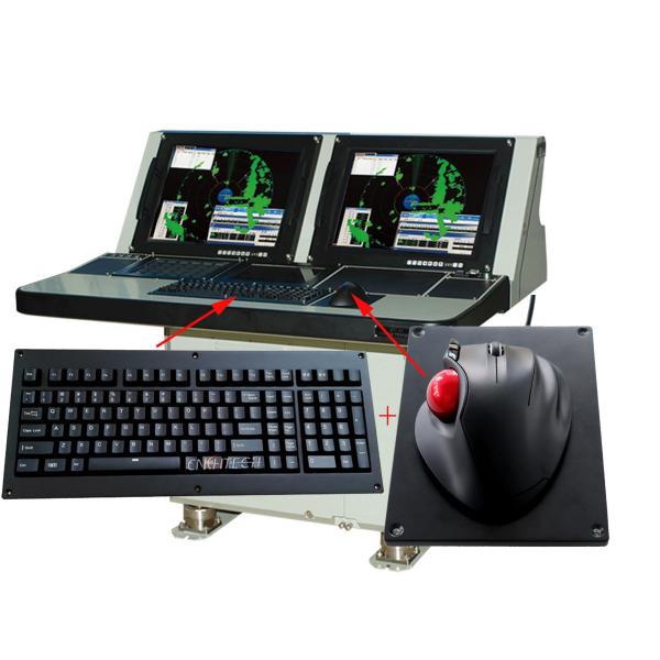 USB PS2 Ruggedized Backlight Keyboard Full Keys With Mechanical Switch