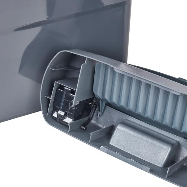 Floor Standing Kitchen Trash Can Touchless , 25L Automatic Sanitary Bin