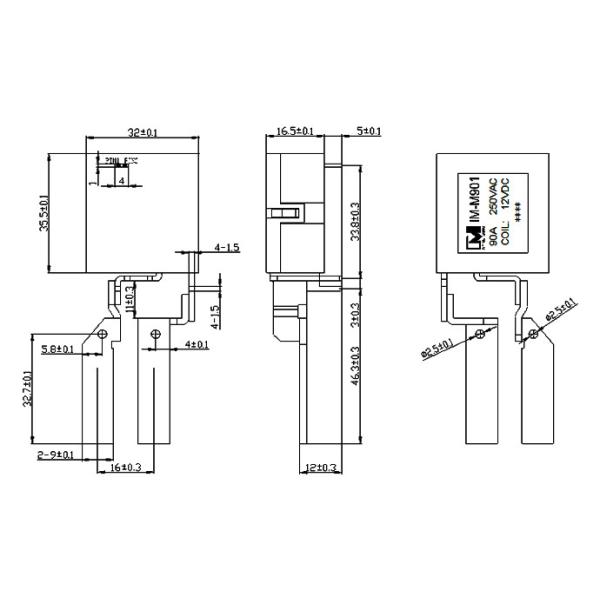Integrated Dual Coil Power Latching Relay UC3 Certified