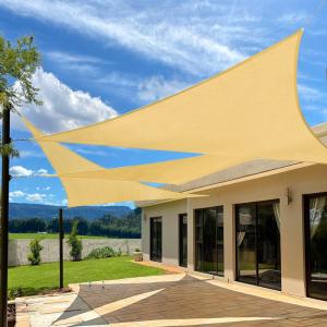 China hdpe 340g Sun Shade Sail roll material Outdoor Awning Shade Cover UV Block for Patio Shading Outdoor Awning Backyard Gar on sale
