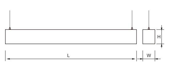 JG Series Linear Suspension Kitchen Lighting Excellent Design Without Shadow