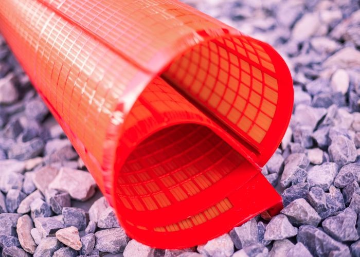 China Polyurethane Mining Sieving Fine Mesh Screens For Mine Dewatering wholesale