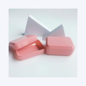 China Candy Color Rectangle Portable Travel Soap Case with Bathroom Plastic Soap Dish Holder on sale