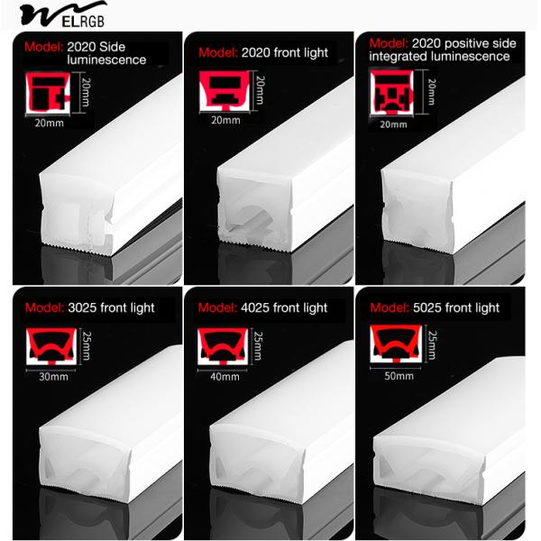 Embedded Silicone Sleeve Neon Led Strip 12V 24V Led Strip Dimmable