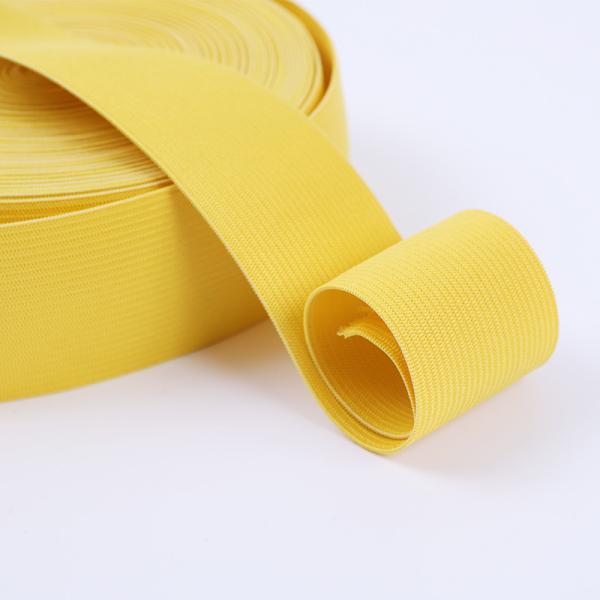 Eco Friendly Colored Polyester Crochet Knit Elastic Band For Pants