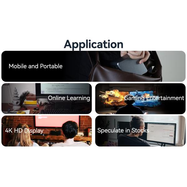 Portable Intel Celeron N5105 2.5 GbE Mini PC With 4K Dual HD Display