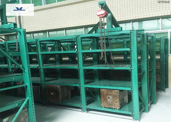 Quality Drawer Die Mold Storage Rack Rack Roll Out Drawer Type SS With Hoist Crane for sale