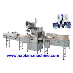China 55 Bags / Min SIEMENS MOTOR Toilet Roll Packing Machine wholesale