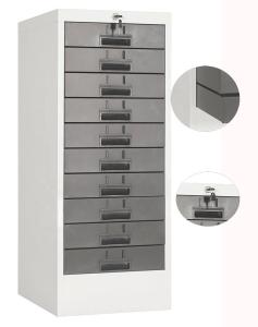 China RAL Color Assembled Small 10 Drawer Filing Cabinet wholesale