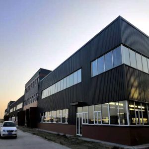 China Custom Prefab Steel Warehouse With Sandwich Panels / Sliding Doors wholesale