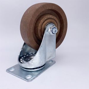 High Temp Swivel Castors Phenolic Wheel 100mm