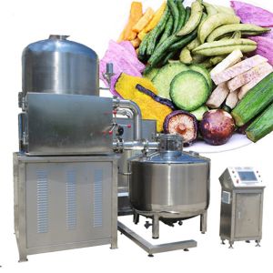 Commercial Vacuum Frying Machine Banana Chips French Fries Continuous Vacuum