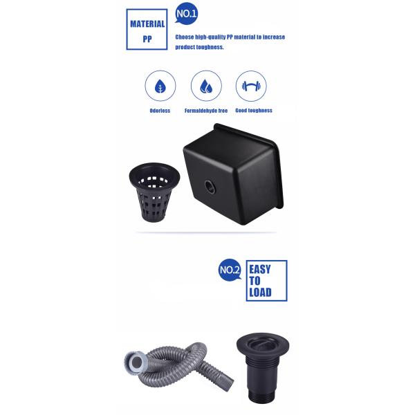 Acid Resistant Polypropylene Lab Sink Laboratory PP Sink 42L To 125L