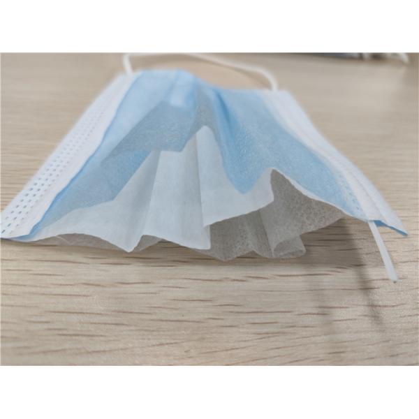 Anti Bacterial Disposable Earloop Mask Fluid Resistant Odorless Freely Sample