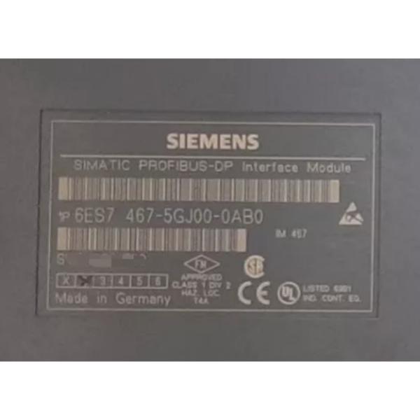 SIEMENS 6ES7467-5GJ00-0AB0 SIMATIC S7-400, IM 467 (RS485) PROFIBUS DP MASTER INTERFACE FOR CONNECTING FIELD DEVICES ACC. TO PROFUBUS DP STANDARD