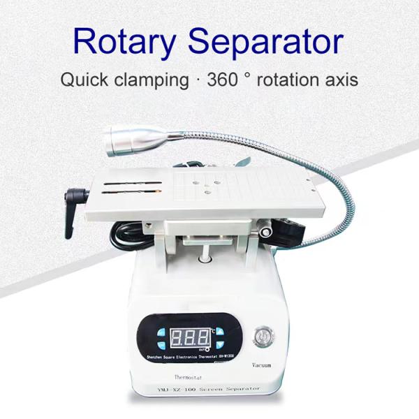 400w Flat Edge Mobile Lcd Touch Separator Disassembler machine Hemispherical 360 Degree Rotation