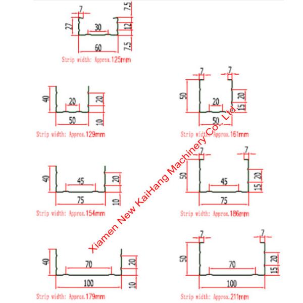 Steel Profile Roll Forming Machine , Drywall Making Machine For Modern Buildings