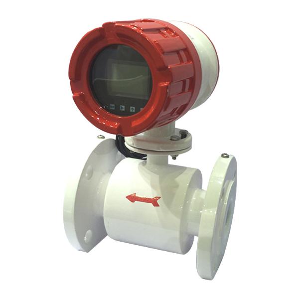 Quality DN80 Integrated Industrial Flow Meter / EMF Electromagnetic Flow Meter for sale