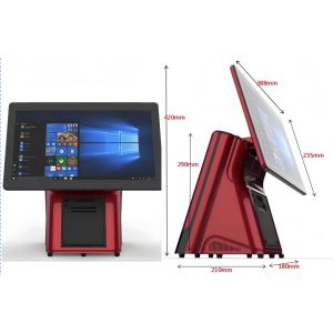 15.6 Inch Industrial Touch Monitor 1920x1080P 300cdm2 Brightness