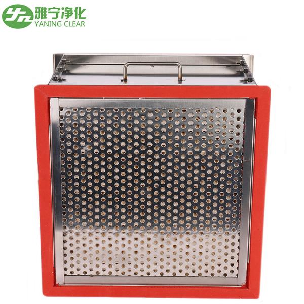 Fiberglass Paper HEPA Air Filter For High Temperature Sterilizing Tunnel Oven