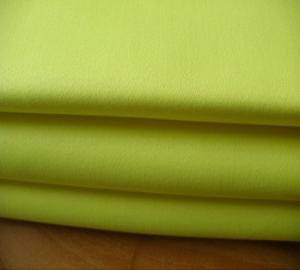 China 250g/m2 Permanent Fire Retardant / Inherent high tenacity EN 471 Flourescent yellow  Modacrylic kevlar fabric wholesale