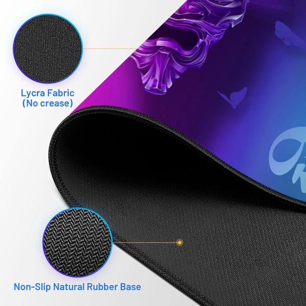 Custom Graphic Print Non Slip Neoprene Rubber Xxl Mouse Pad for Office Keyboard Gaming