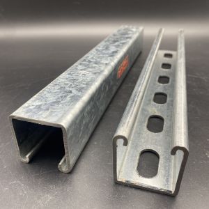 China Carbon Steel q235 Zinc Plated Perforated Unistrut Channel wholesale