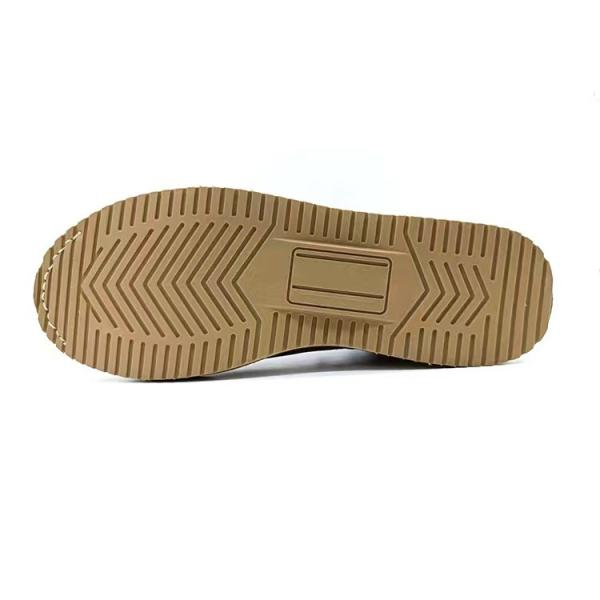 Mens Flat Sole Work Boots High Top Round Toe Steel Toe Boots Vintage British Style