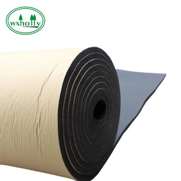 Quality Elastomeric Self Adhesive Heat Insulation NBR Rubber Foam Sheet for sale