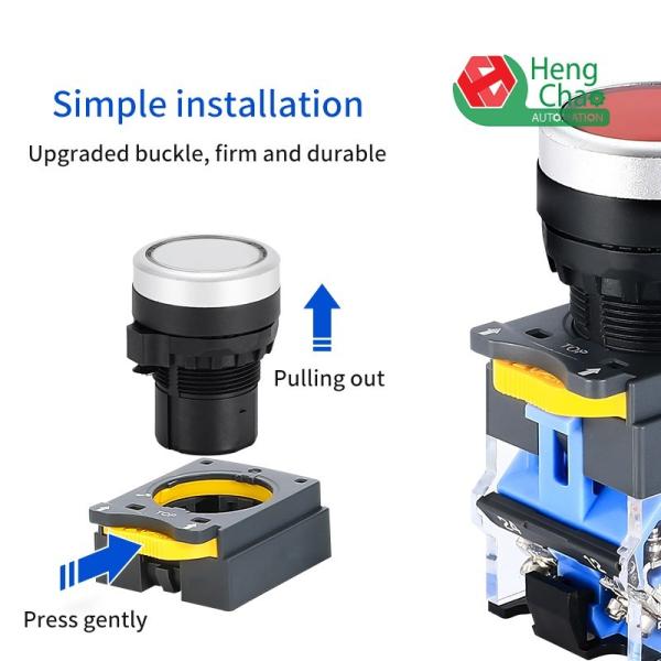 Filter Making Machine Button Switch 10A Self Reset Button Switch