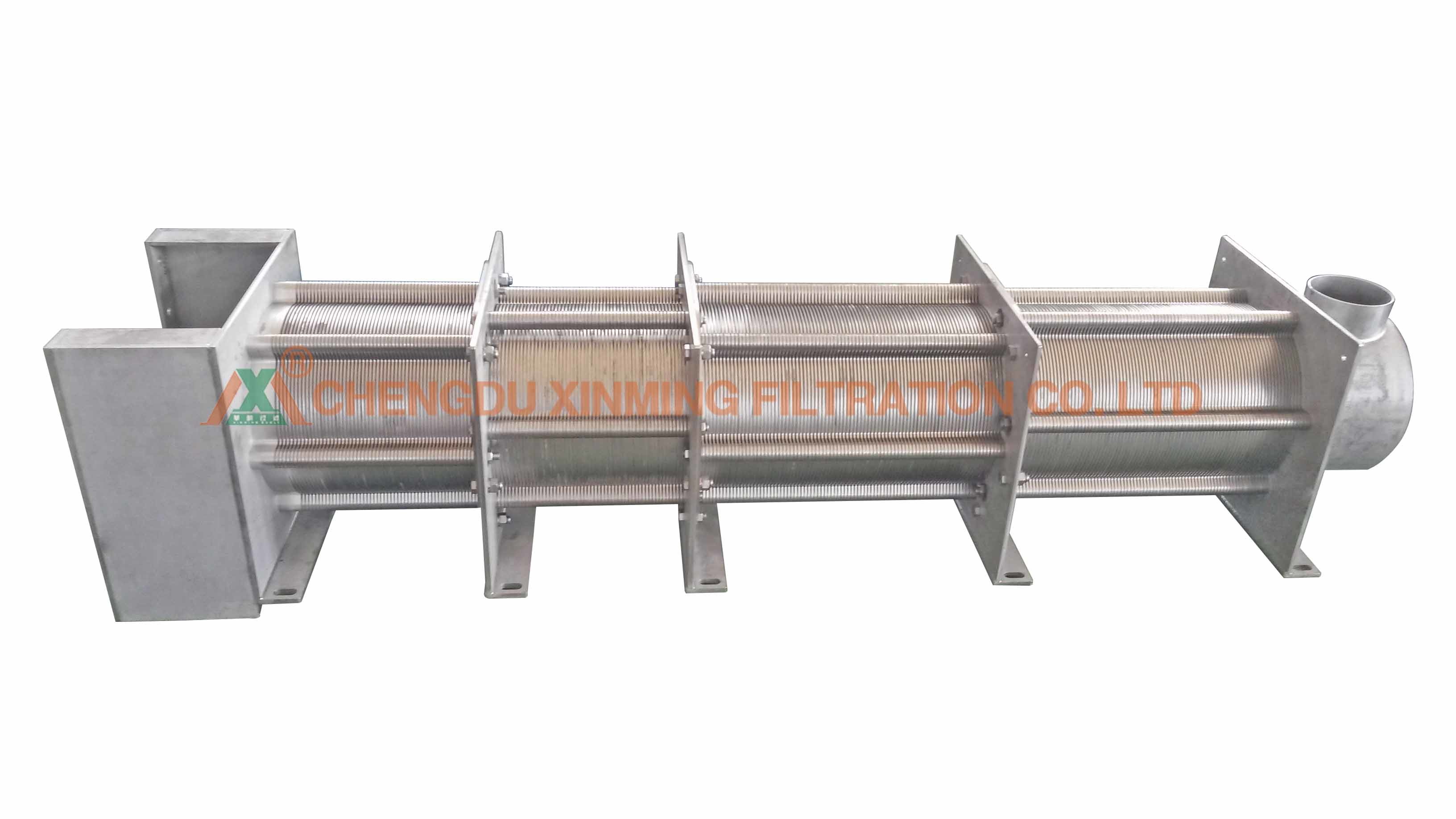 Automatic Fold Screw Sludge Dewatering Press , Sludge Press Machine 1900kg N.W.