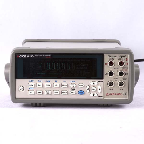 VFD Bench Type Digital Multimeter Auto Range True RMS 55000 RS232