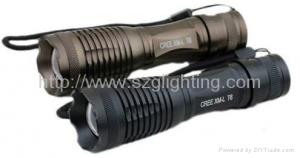 China super bright 3W Cree LED flashlight with rechargeable li-ion battery on sale