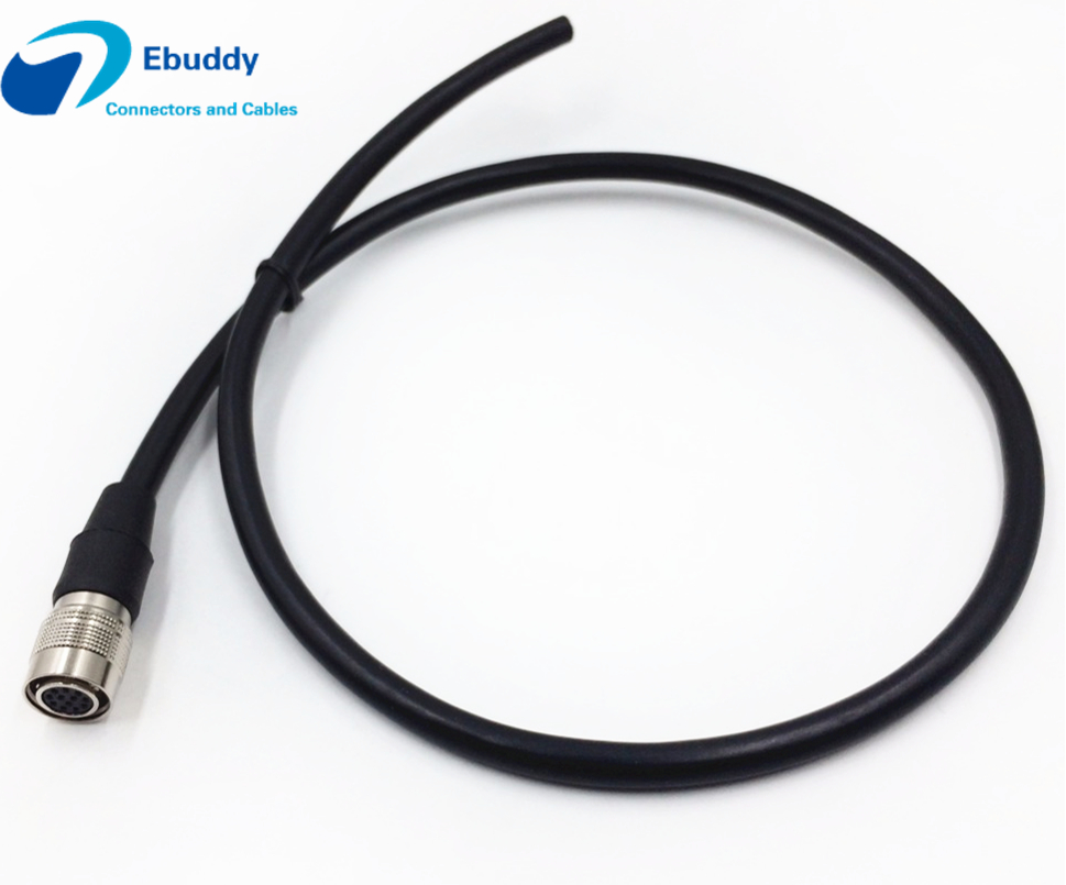 Hirose 12 Pin Flying Camera Connection Cable For CCD Camera Power Supply HR10A-10P-12S