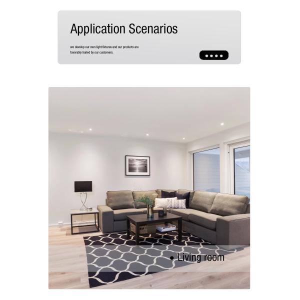 IP44 SMD 6W Dimmable LED Downlights 220V-240V Tiltable Waterproof