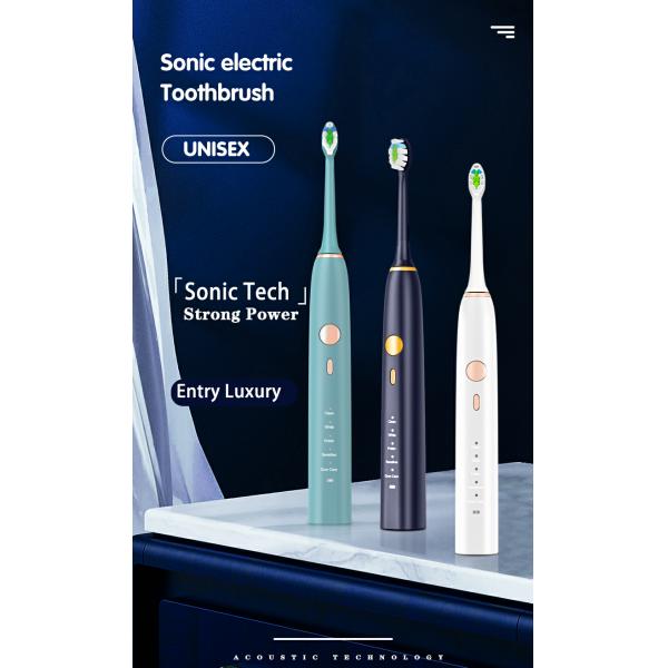 H6 Plus Ultra Sonic Toothbrush Rechargeable Electric With Replacement Heads