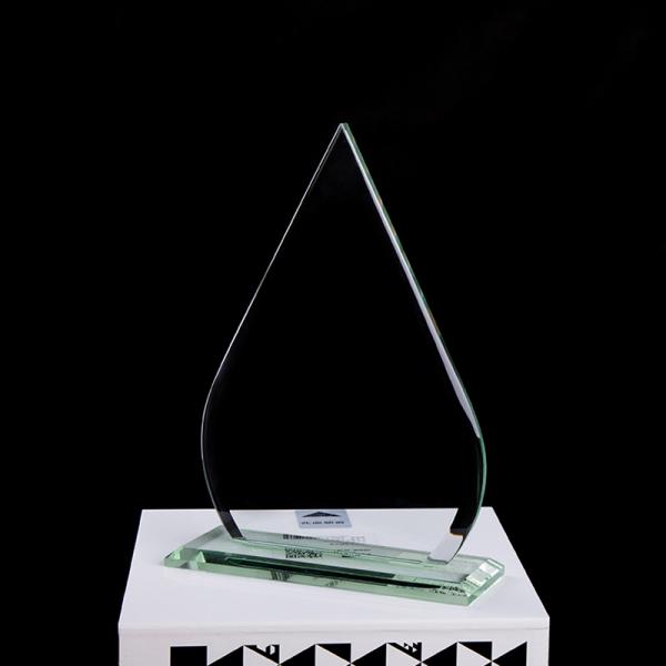 Safe Package Sport Golf Club Customizable Football Medal Transparent Glass Trophy Cup