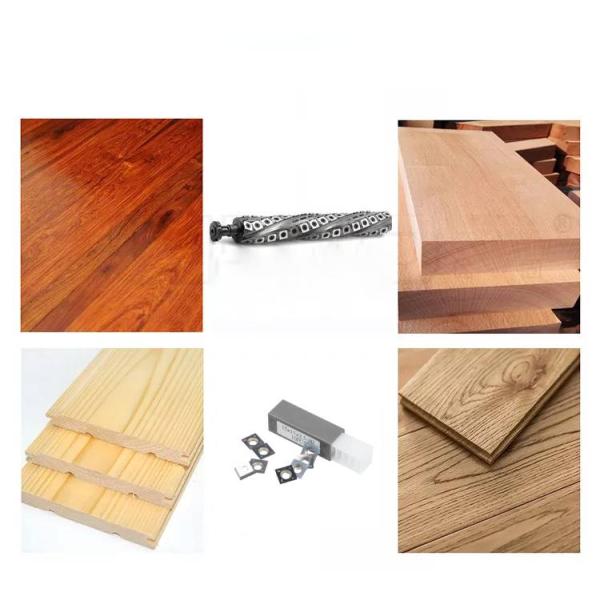 Light Cutting Helical Spiral Cutter Head For Wood Machine Planer