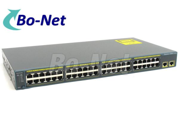 Quality Cisco Gigabit Switch WS-C2960+48TC-S Cisco Gigabit Switch48port layer 2  managed network switch LAN BASE with SFP for sale