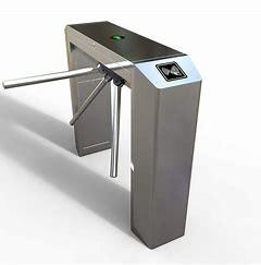 China Stainless steel entrance tripod turnstile gate with clocking machine wholesale