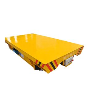 China Large Table Electric Industrial Transfer Cart Metal Cargo 30m/min on sale