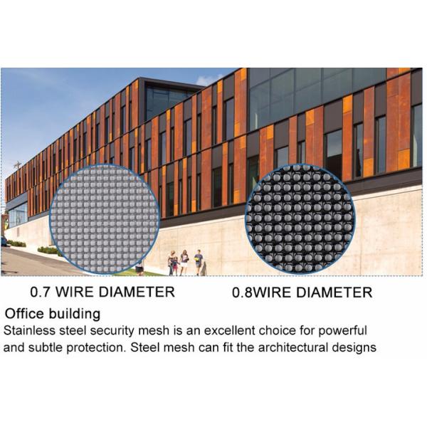 Aluminum Alloy Frame Window 304 10x10 Stainless Steel Woven Wire Mesh