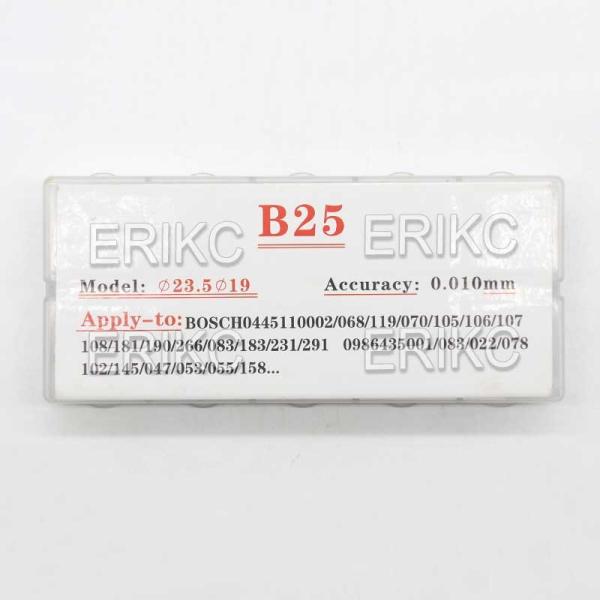 ERIKC B25 Common Rail Injector Shim 50 Pieces Fuel Injector Base Washer Set With Standard sealing for Bosch