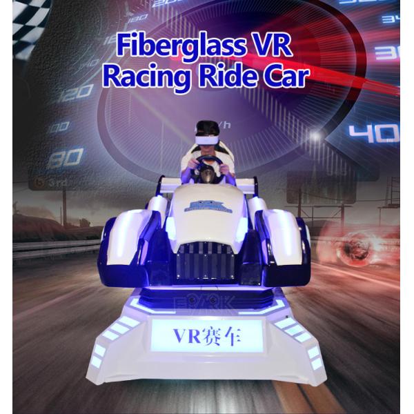 Fiberglass Racing Ride Car 9D VR Simulator Game Machine