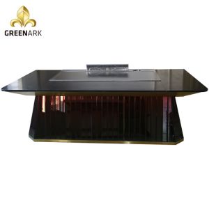 China Restaurant Induction Downdraft Japanese Teppanyaki Grill 120cm wholesale