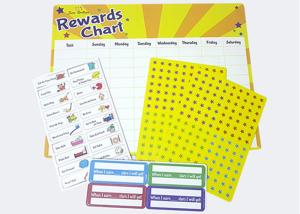 China Behavior Chores Dry Erase 17" X 13" Magnetic Reward Chart Dry Earse Board Star Charts wholesale